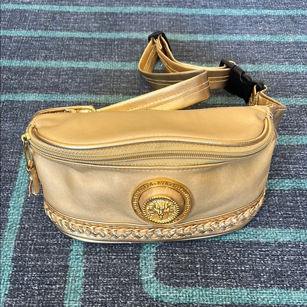 Gold Designer knock off Women's Bag